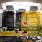Aotearoa New Zealand And Australia Basketball Custom Back Car Seat Cover Maori Tribal Tattoo And Aboriginal Dot Art Heritage