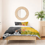 Aotearoa New Zealand And Australia Basketball Custom Bedding Set Maori Tribal Tattoo And Aboriginal Dot Art Heritage