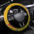 Aotearoa New Zealand And Australia Basketball Steering Wheel Cover Maori Tribal Tattoo And Aboriginal Dot Art Heritage