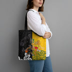 Aotearoa New Zealand And Australia Basketball Custom Tote Bag Maori Tribal Tattoo And Aboriginal Dot Art Heritage