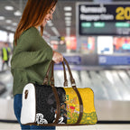 Aotearoa New Zealand And Australia Basketball Custom Travel Bag Maori Tribal Tattoo And Aboriginal Dot Art Heritage