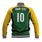 Custom Australia Football Baseball Jacket Aboriginal Pattern Sporty Style-Green Color - Aussie Hoodie