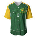 Custom Australia Football Baseball Jersey Aboriginal Pattern Sporty Style-Green Color - Aussie Hoodie