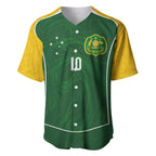 Custom Australia Football Baseball Jersey Aboriginal Pattern Sporty Style-Green Color - Aussie Hoodie