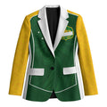 Custom Australia Football Blazer Aboriginal Pattern Sporty Style-Green Color - Aussie Hoodie