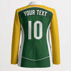 Custom Australia Football Blazer Aboriginal Pattern Sporty Style-Green Color - Aussie Hoodie