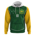 Custom Australia Football Hoodie Aboriginal Pattern Sporty Style-Green Color - Aussie Hoodie
