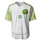 Custom Australia Football Baseball Jersey Aboriginal Pattern Sporty Style-White Color - Aussie Hoodie