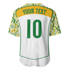 Custom Australia Football Baseball Jersey Aboriginal Pattern Sporty Style-White Color - Aussie Hoodie