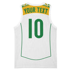 Custom Australia Football Basketball Jersey Aboriginal Pattern Sporty Style-White Color - Aussie Hoodie