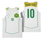 Custom Australia Football Basketball Jersey Aboriginal Pattern Sporty Style-White Color - Aussie Hoodie