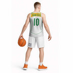 Custom Australia Football Basketball Jersey Aboriginal Pattern Sporty Style-White Color - Aussie Hoodie