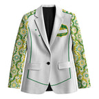 Custom Australia Football Blazer Aboriginal Pattern Sporty Style-White Color - Aussie Hoodie