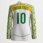 Custom Australia Football Blazer Aboriginal Pattern Sporty Style-White Color - Aussie Hoodie