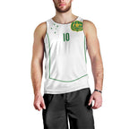 Custom Australia Football Men Tank Top Aboriginal Pattern Sporty Style-White Color - Aussie Hoodie