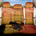 Australia ANZAC Day Back Car Seat Cover Koala and Kangaroo Respect Aboriginal Pattern