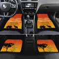 Australia ANZAC Day Car Mats Koala and Kangaroo Respect Aboriginal Pattern