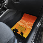 Australia ANZAC Day Car Mats Koala and Kangaroo Respect Aboriginal Pattern