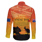 Australia ANZAC Day Family Matching Short Sleeve Bodycon Dress and Hawaiian Shirt Koala and Kangaroo Respect Aboriginal Pattern