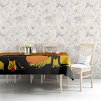 Australia ANZAC Day Tablecloth Koala and Kangaroo Respect Aboriginal Pattern