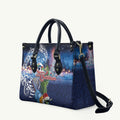 New Zealand Merry Christmas Leather Bag Maori Tribal Pattern with Xmas Tui Bird