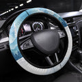New Zealand and Australia Merry Christmas Steering Wheel Cover Kiwi Birds Skiing and Koala Santa Riding Kangaroo