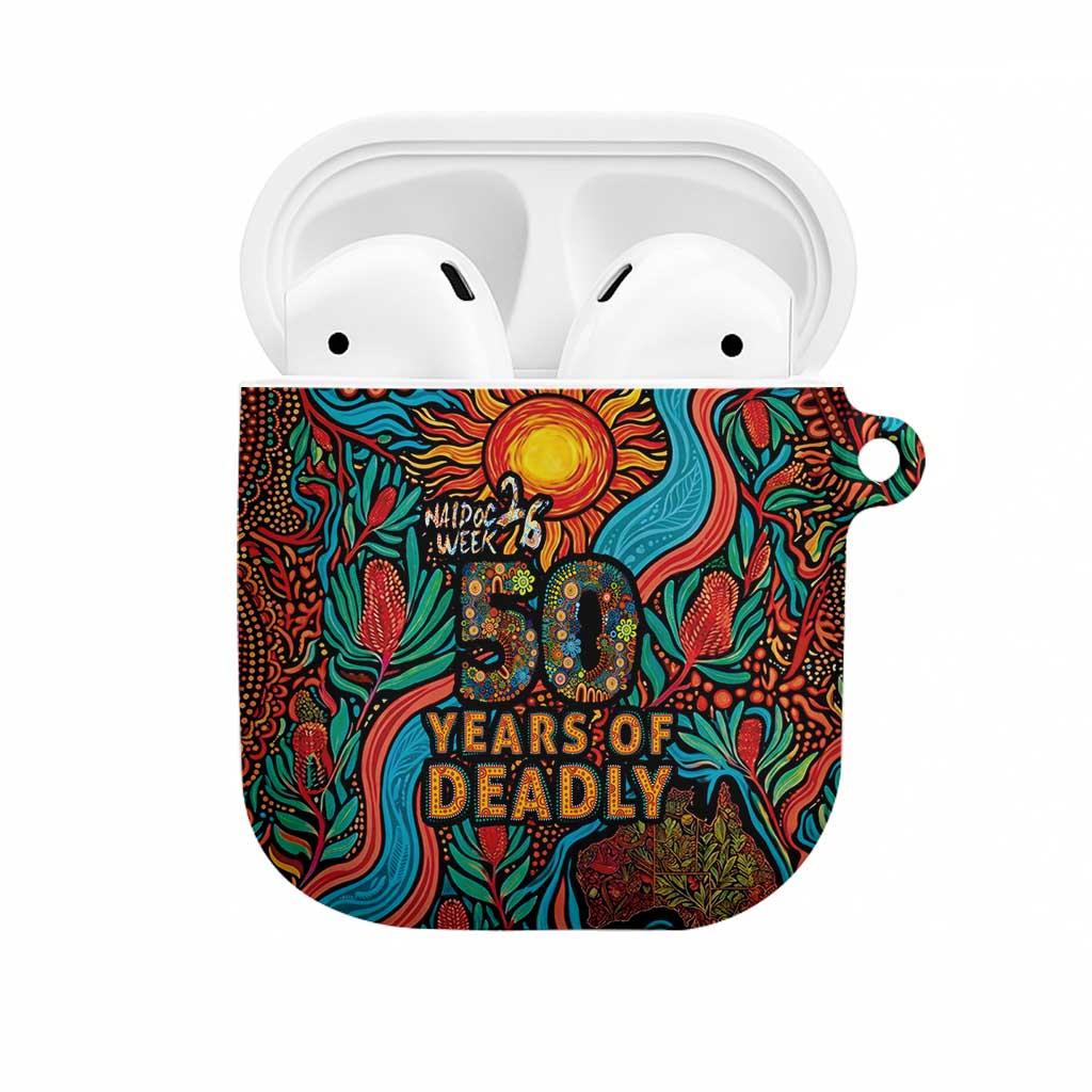 NAIDOC Week 26 AirPods Case 50 Years of Deadly Aboriginal Motif
