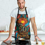 NAIDOC Week 26 Apron 50 Years of Deadly Aboriginal Motif