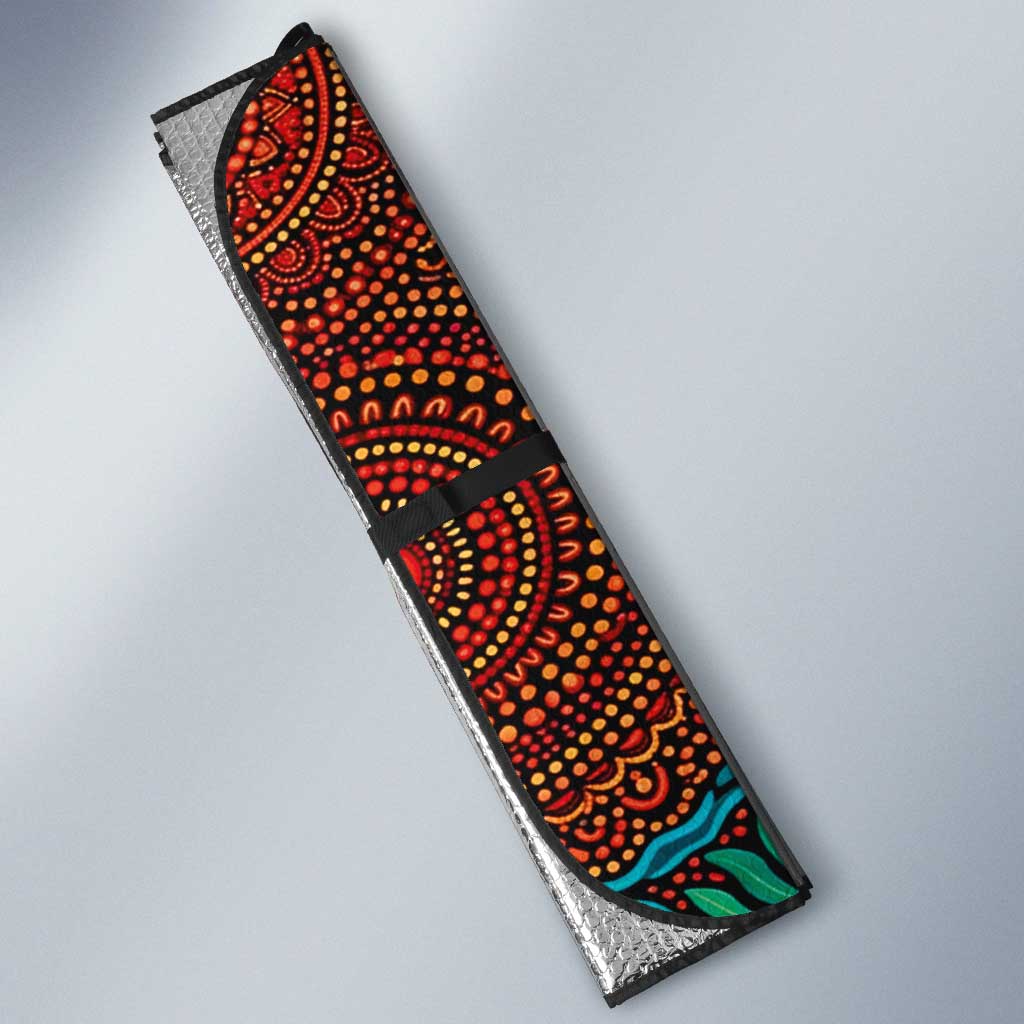 NAIDOC Week 26 Auto Sun Shade 50 Years of Deadly Aboriginal Motif