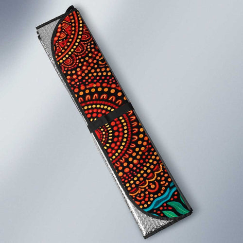 NAIDOC Week 26 Auto Sun Shade 50 Years of Deadly Aboriginal Motif