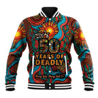 NAIDOC Week 26 Baseball Jacket 50 Years of Deadly Aboriginal Motif