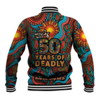 NAIDOC Week 26 Baseball Jacket 50 Years of Deadly Aboriginal Motif