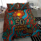 NAIDOC Week 26 Bedding Set 50 Years of Deadly Aboriginal Motif