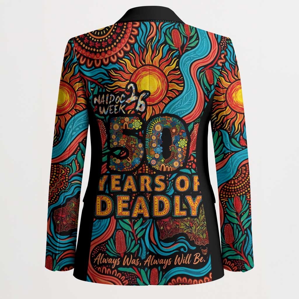NAIDOC Week 26 Blazer 50 Years of Deadly Aboriginal Motif