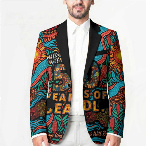NAIDOC Week 26 Blazer 50 Years of Deadly Aboriginal Motif