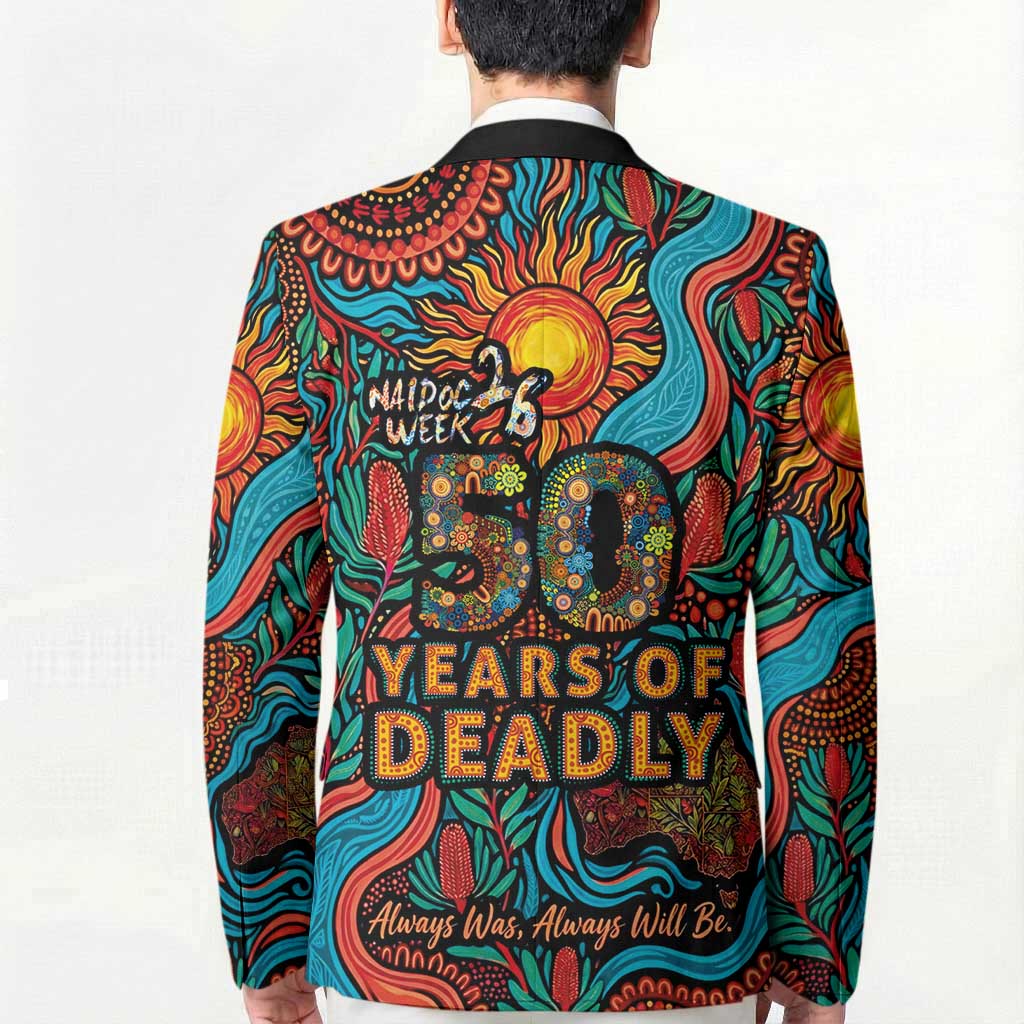 NAIDOC Week 26 Blazer 50 Years of Deadly Aboriginal Motif