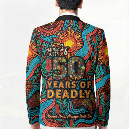 NAIDOC Week 26 Blazer 50 Years of Deadly Aboriginal Motif