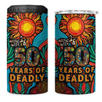NAIDOC Week 26 4 in 1 Can Cooler Tumbler 50 Years of Deadly Aboriginal Motif