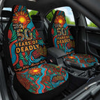 NAIDOC Week 26 Car Seat Cover 50 Years of Deadly Aboriginal Motif