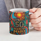 NAIDOC Week 26 Ceramic Mug 50 Years of Deadly Aboriginal Motif