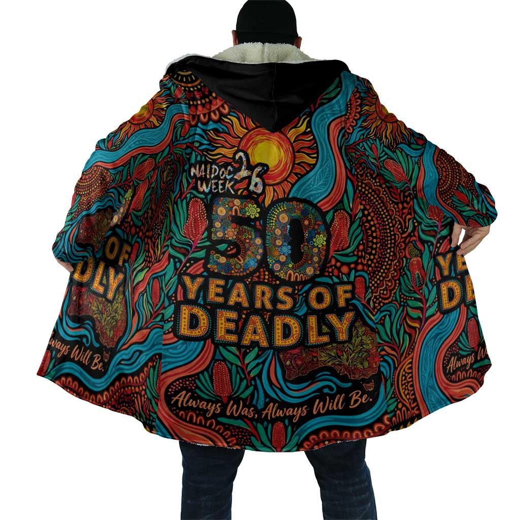 NAIDOC Week 26 Cloak 50 Years of Deadly Aboriginal Motif