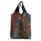 NAIDOC Week 26 Grocery Bag 50 Years of Deadly Aboriginal Motif