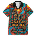 NAIDOC Week 26 Hawaiian Shirt 50 Years of Deadly Aboriginal Motif