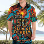 NAIDOC Week 26 Hawaiian Shirt 50 Years of Deadly Aboriginal Motif