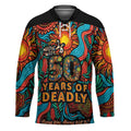 NAIDOC Week 26 Hockey Jersey 50 Years of Deadly Aboriginal Motif