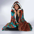 NAIDOC Week 26 Hooded Blanket 50 Years of Deadly Aboriginal Motif