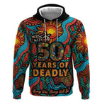 NAIDOC Week 26 Hoodie 50 Years of Deadly Aboriginal Motif