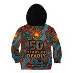 NAIDOC Week 26 Kid Hoodie 50 Years of Deadly Aboriginal Motif