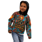 NAIDOC Week 26 Kid Hoodie 50 Years of Deadly Aboriginal Motif