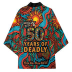 NAIDOC Week 26 Kimono 50 Years of Deadly Aboriginal Motif